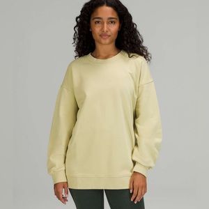 Lululemon Perfectly Oversized Crew in Dew Green
